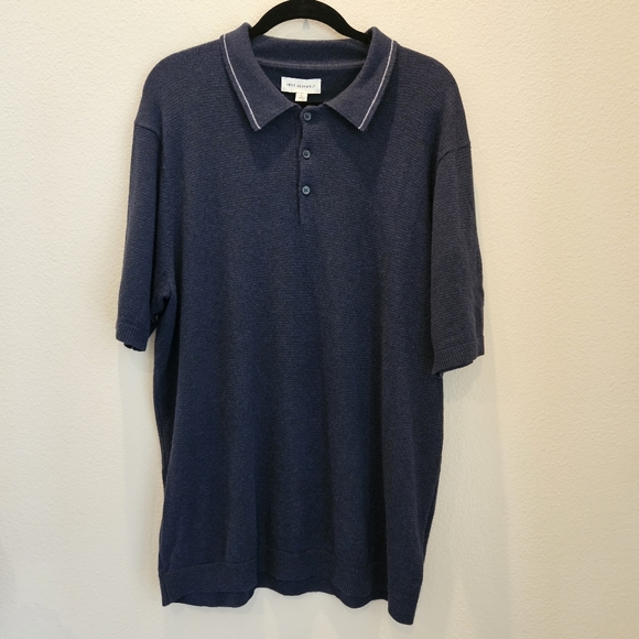 Free Assembly Sweater Polo Shirt Cotton/Wool Sz L NWT - Picture 1 of 12